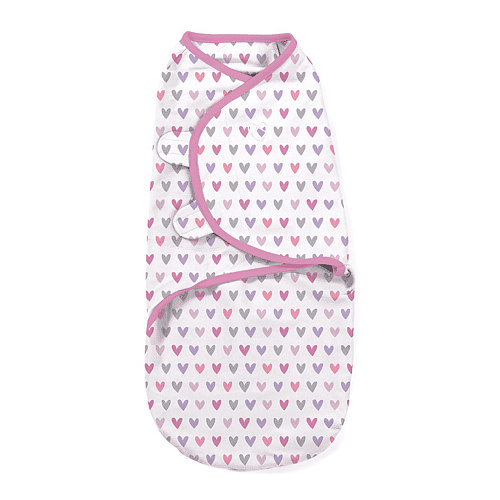 Конверт на липучке, размер S/M, розовые сердечки Summer Infant , арт. 55656 | Фото 1