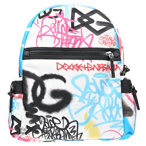 Рюкзак с принтом &quot;граффити&quot;, 37x34x17 см Dolce&Gabbana Мультиколор, арт. EM0084 AQ108 HH4DW | Фото 1