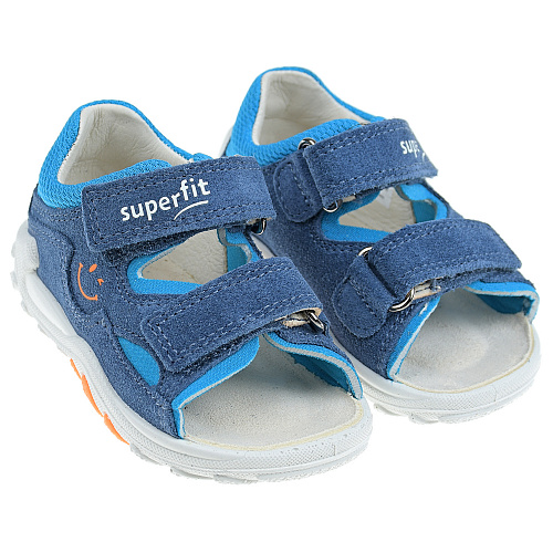 Базовые синие сандалии SUPERFIT Синий, арт. 1-000034-8000 | Фото 1