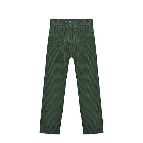 Зеленые вельветовые брюки Stella McCartney Зеленый, арт. 8R6D10 Z0528 718 | Фото 1