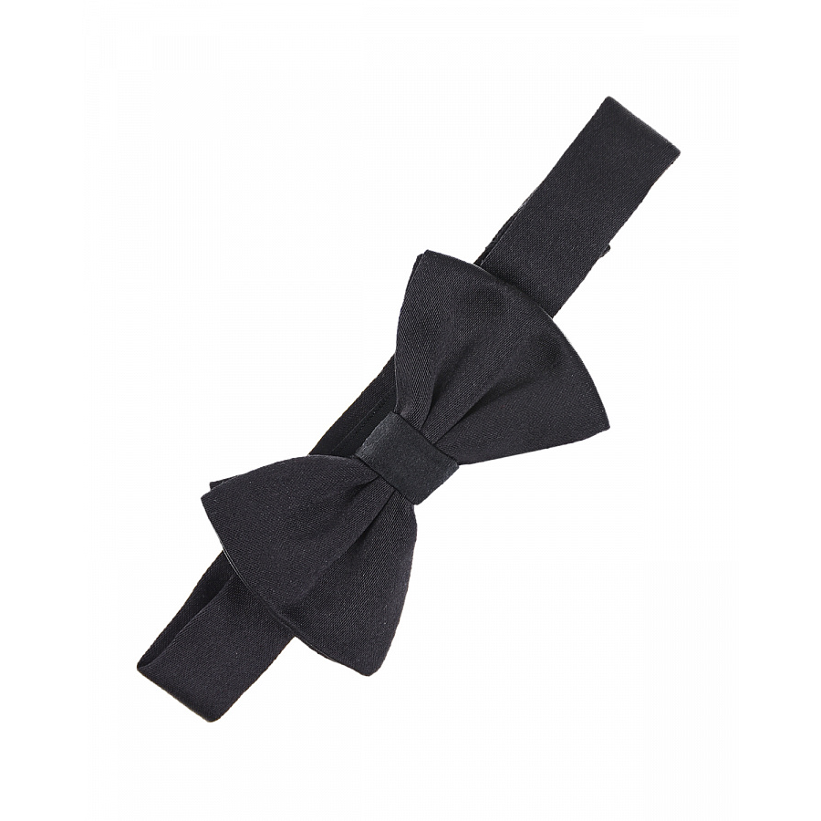 Черный галстук-бабочка из шелка Dolce&Gabbana Черный, арт. LN1A58 G0U05 N0000 | Фото 1