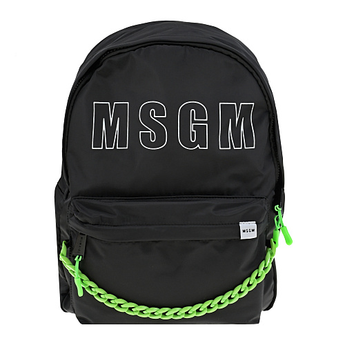 Рюкзак черным цвета, 40x38x11 см MSGM Черный, арт. MS028796 110 | Фото 1