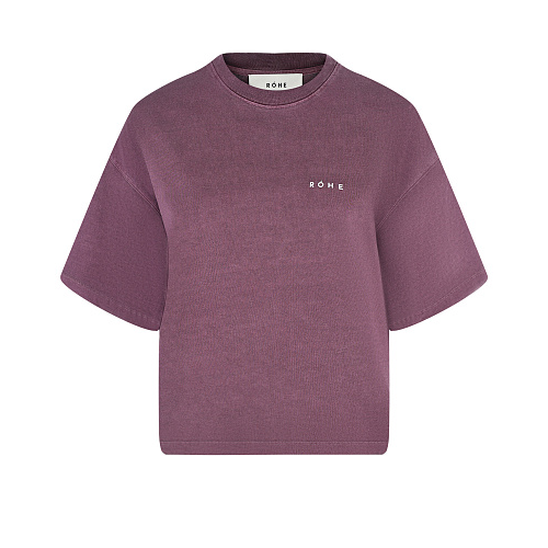 Фиолетовая футболка oversize ROHE Фиолетовый, арт. 402-22-054 GRAPE 210 | Фото 1