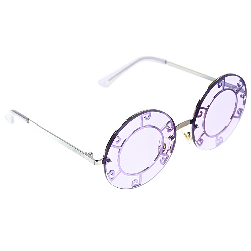 Фиолетовые очки с круглой оправой Monnalisa Розовый, арт. 199075 9783 0065 | Фото 1