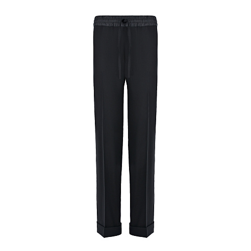 Черные брюки длиной 7/8 Parosh Черный, арт. D230386 013 NERO | Фото 1