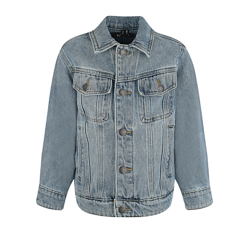Голубая джинсовая куртка Heni Washed Denim Molo Голубой, арт. 5S22M302 1125 | Фото 1
