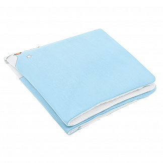 Голубое одеяло с принтом &quot;мишка и облако&quot; Moschino Голубой, арт. MUB006 LCE00 80436 | Фото 1