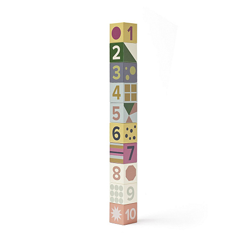 Набор кубиков с цифрами, серия &quot;Edvin&quot; Kids Concept , арт. 1000467 | Фото 1