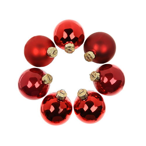 Набор шаров 6 см, 49 шт, рубиново-красный Inges Christmas , арт. 15007C108 | Фото 1