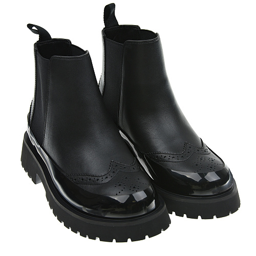 Черные демисезонные ботинки Burberry Черный, арт. 8043120 A1189 | Фото 1