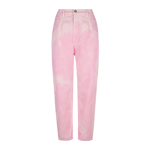 Розовые джинсы с принтом tie dye TWINSET Розовый, арт. 221TP2310 06937 | Фото 1