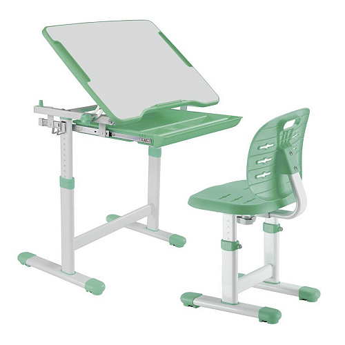 Комплект парта + стул трансформеры Piccolino III Green FUNDESK , арт. 515965 | Фото 1