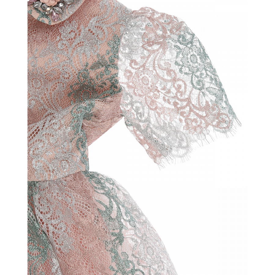 Кружевное платье Eirene Мультиколор, арт. 212265 | Фото 4