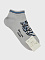 Спортивные носки с принтом "тигр", серые