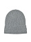 Шапка из кашемира в рубчик, серая