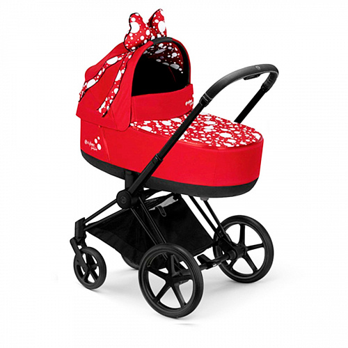 Детская коляска Cybex Priam III Jeremy Scott Petticoat Red и шасси Matt Black  , арт.  | Фото 1