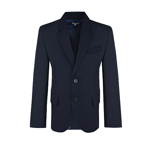 Шерстяной пиджак синего цвета Paul Smith Синий, арт. P26011 83D | Фото 1
