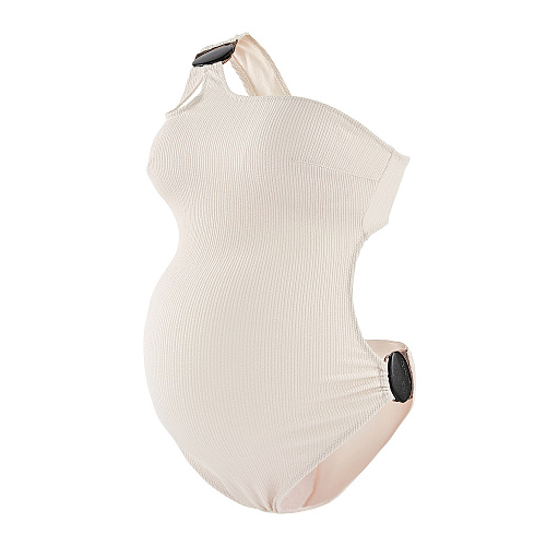 Белый купальник-трикини Bayside для беременных Cache Coeur Белый, арт. BAYSIDE BT213 PEARL | Фото 1