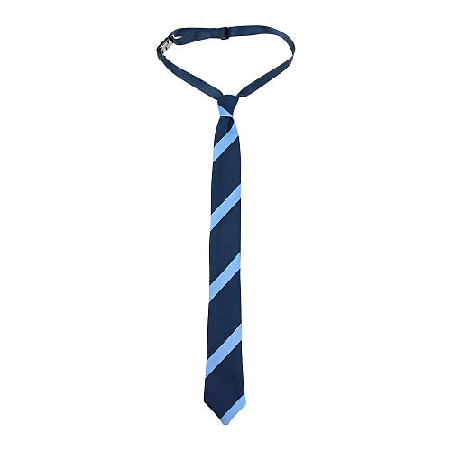 Синий галстук в голубую полоску Aletta Мультиколор, арт. AMP000619FV 229 | Фото 1
