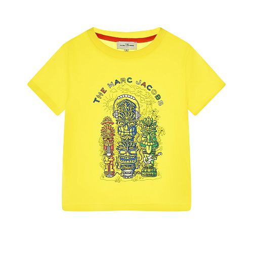 Желтая футболка с принтом &quot;идолы&quot; Marc Jacobs (The) Желтый, арт. W25538 549 | Фото 1
