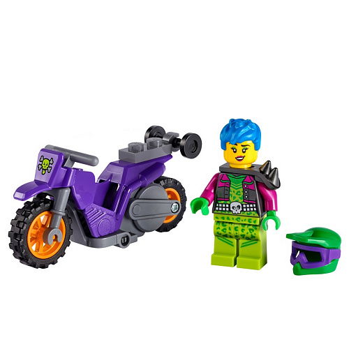 Конструктор CITY  &quot;Акробатический трюковый мотоцикл&quot; Lego , арт. 60296 | Фото 1