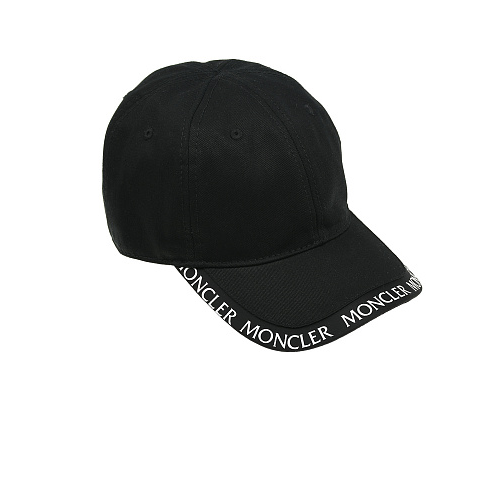 Черная кепка с лого на козырьке Moncler Черный, арт. 3B00004 04863 999 | Фото 1