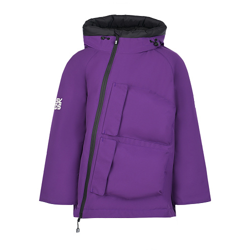 Фиолетовая мембранная куртка с капюшоном BASK Фиолетовый, арт. 20222 9D05 | Фото 1