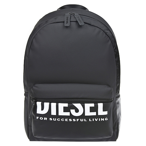 Черный рюкзак с белым логотипом,43x33x11 см Diesel Черный, арт. J00405 P3329 H1532 | Фото 1