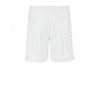 Белые шорты для беременных Pietro Brunelli Белый, арт. JP0297 LI0022 0000 | Фото 1