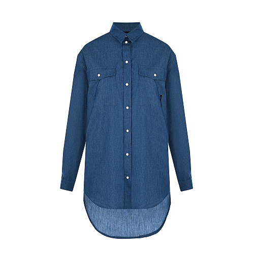 Синяя рубашка oversize Dan Maralex Синий, арт. 310950113 | Фото 1