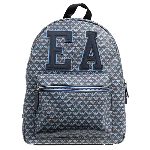 Синий рюкзак с крупным лого, 37x30x14 см Emporio Armani Мультиколор, арт. 402534 2F599 48436 | Фото 1