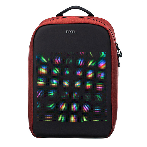 Рюкзак с LED-дисплеем PIXEL MAX - RED LINE (бордовый) Pixel Bag , арт. PXMAXRL02 | Фото 1
