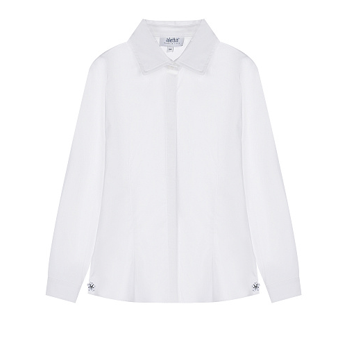 Белая рубашка приталенного кроя Aletta Белый, арт. AC210578L-28W 180 | Фото 1