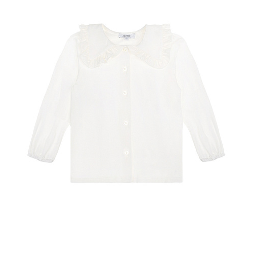 Белая блуза с рюшами Aletta Белый, арт. R220129-58 P809 | Фото 1