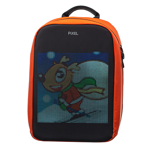 Рюкзак с LED-дисплеем PIXEL MAX - ORANGE (оранжевый) Pixel Bag , арт. PXMAXOR02 | Фото 1