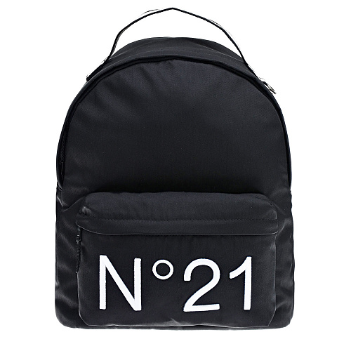 Черный рюкзак с логотипом, 40x28x19 см No. 21 Черный, арт. N2148B N0076 BLACK 0N900 | Фото 1