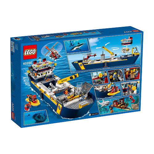 Конструктор  CITY &quot;Океан:исследовательское судно&quot; Lego , арт. 60266 | Фото 1