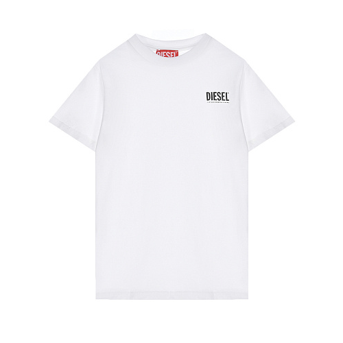 Белая базовая футболка Diesel Белый, арт. J00712 KYATR K100 | Фото 1