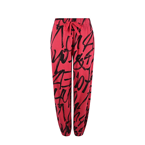 Розовые спортивные брюки с принтом &quot;Граффити&quot; Deha Розовый, арт. B54075 45316 | Фото 1