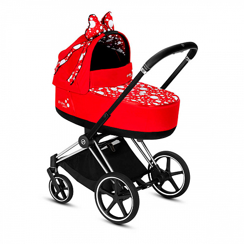Детская коляска Cybex Priam III Jeremy Scott Petticoat Red и шасси Chrome  , арт.  | Фото 1