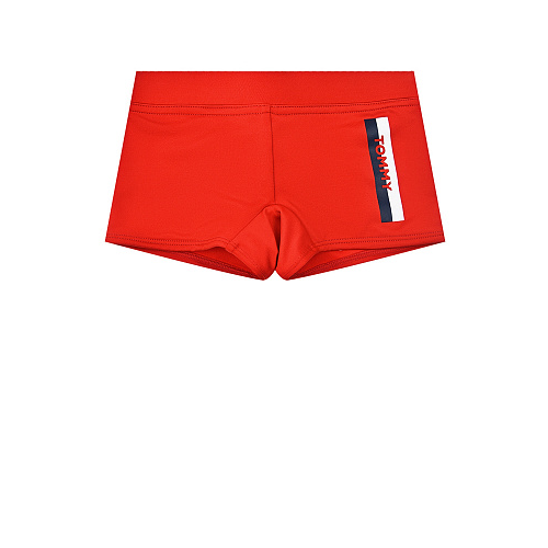 Красные плавки-шорты с логотипом Tommy Hilfiger Красный, арт. UB0UB00279 XL7 RED GLARE | Фото 1