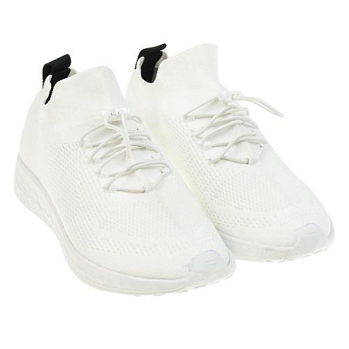 Белые кроссовки-носки Fessura Белый, арт. KID053 WHITE | Фото 1