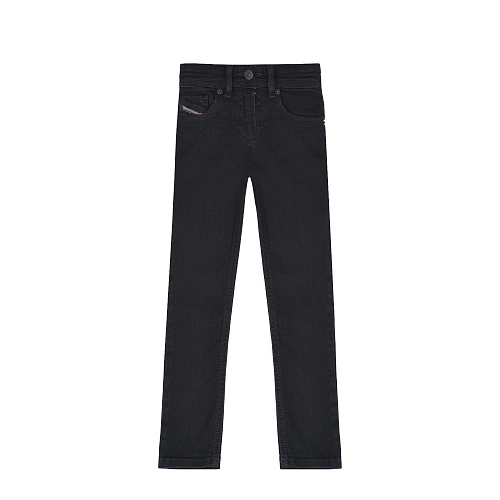 Прямые черные джинсы Diesel Черный, арт. J00807 KXBB1 K02 | Фото 1