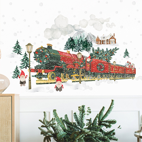 Наклейки на окно &quot;Рождественский экспресс&quot; Kotya Motya design , арт. Рождественский экспресс | Фото 1