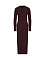 Платье STELLA трикотажное, бордовое