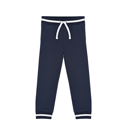 Темно-синие спортивные брюки Dolce&Gabbana , арт. L4JPR7 G7XQC HB2IR | Фото 1
