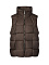 Жилет over size, шоколадный
