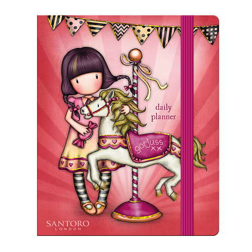 Ежедневник &quot;Carousel&quot;,  розовый Santoro , арт. 975GJ08 | Фото 1