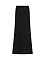 Юбка из шерсти, черная