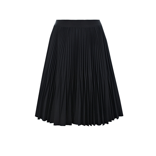 Черная юбка с поясом на резинке Aletta Черный, арт. AF000427L 110 | Фото 1